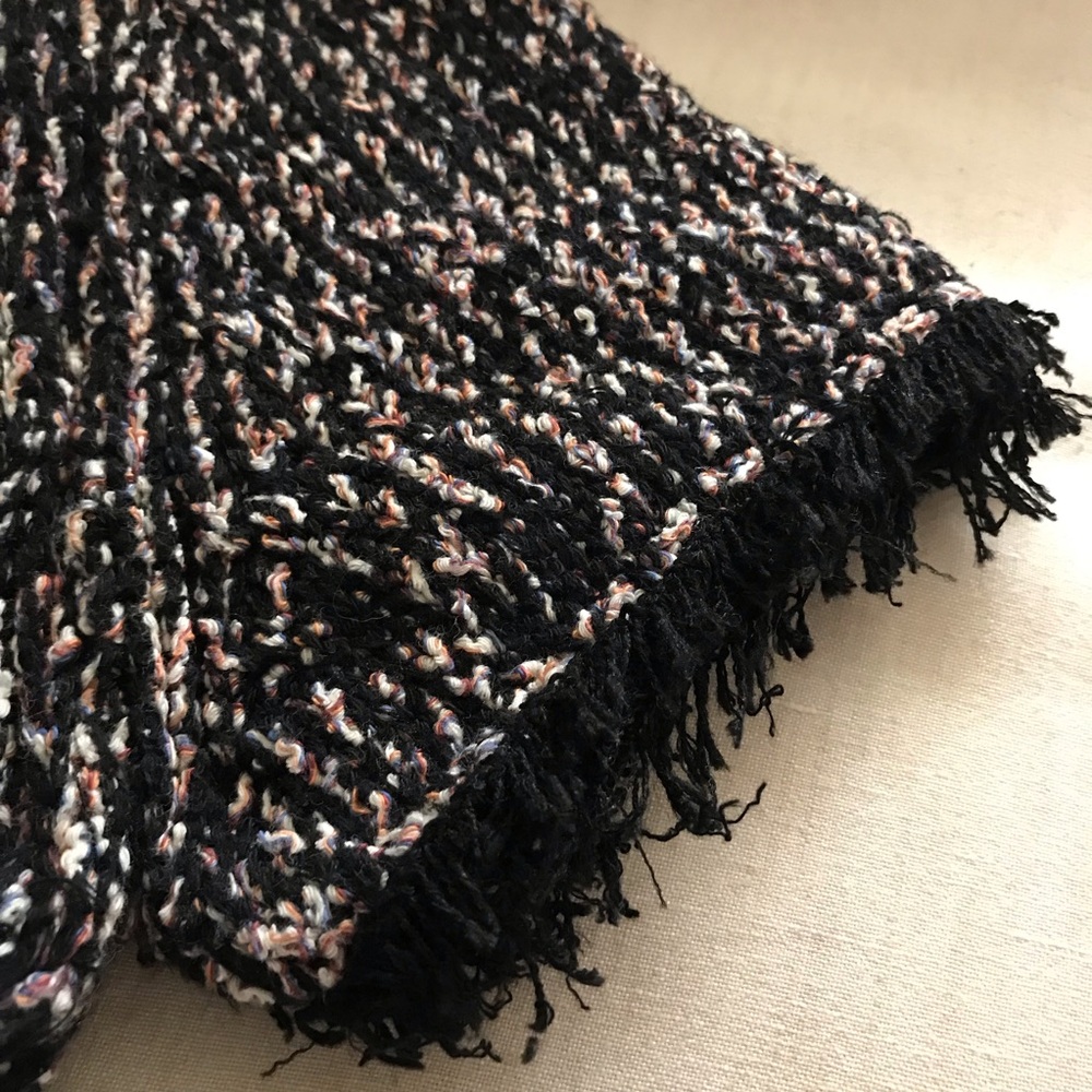 ZARA Black and White Knit Dress - Picture 8 of 9